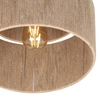 Rustykalna lampa sufitowa SMILLA 666800136 japandi beżowa czarna