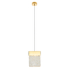 Glamour LAMPA wisząca VETRO P0428D Maxlight szklany zwis LED 4,5W 3000K nad stół złoty