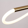Wisząca lampa nad stół Meleca LP-2345/1P S GD CCT LED 24W 4000K złota