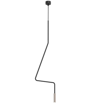 Zwieszana lampa no. Vi 5139 Shilo minimalistyczny punktowa czarna