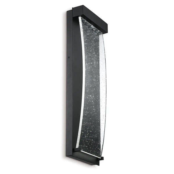 Elewacyjna lampa ścienna Kabo QN-KABO-M-BK LED 10W 3000K IP44 czarny