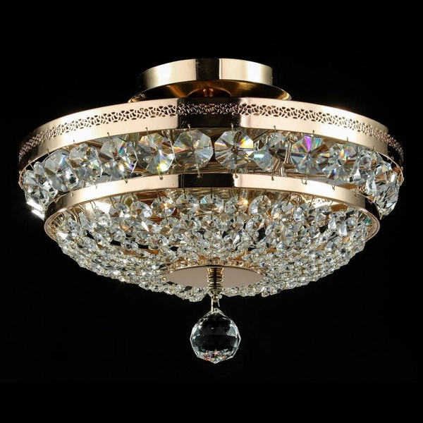 Żyrandol pałacowy Ottilia DIA700-CL-03-G kryształowy złoty