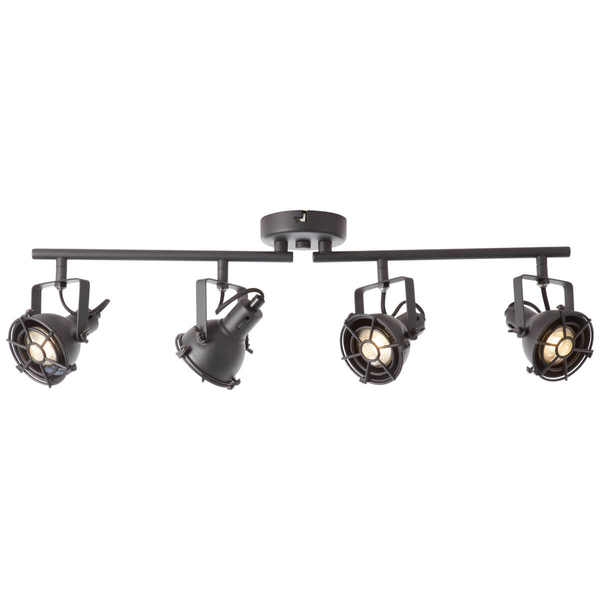 Regulowana lampa sufitowa Jesper G54332/86  loftowa czarna