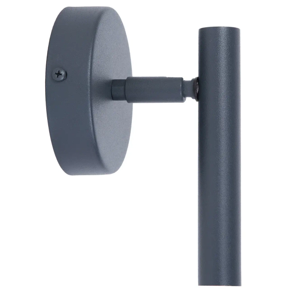 Podłużny naścienny kinkiet Sopel 41206 tuba metalowa grafitowa