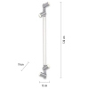 Sufitowy spot Pure-lines LED 25W 2700K-5000K z regulacją aluminium