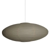 Papierowy klosz do lampy Villo 60 2213253209 owalny beżowy