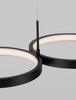 Designerska lampa wisząca GARCIA LE42829 Luces Exclusivas LED 41W 3000K czarna