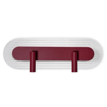 Naścienny kinkiet regulowany Riflo RIWD64002 LED 4,8W 3000K burgundowy