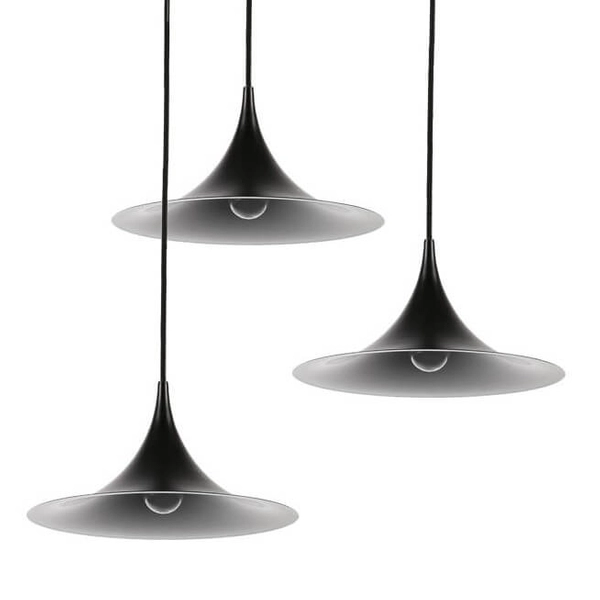 Lampa zawieszana nad stół Oslo ABR-OSLO-B Abruzzo stożek czarna