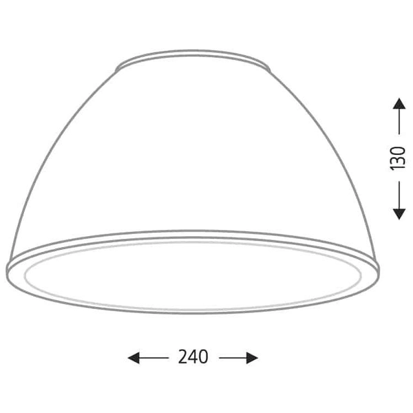 Plafon LAMPA sufitowa SASEBO 7969 Shilo okrągła OPRAWA metalowa industrialna biała