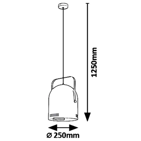 LAMPA wisząca MINUET 7016 Rabalux metalowa OPRAWA pastelowa ZWIS reflektorek biała miętowa