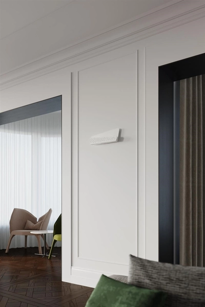 Ażurowy kinkiet Alize SL.0933 Sollux prostokąt asymetryczny biały