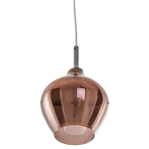 Minimalistyczna lampa wisząca Amber Milano AZ3077 Azzardo miedziana