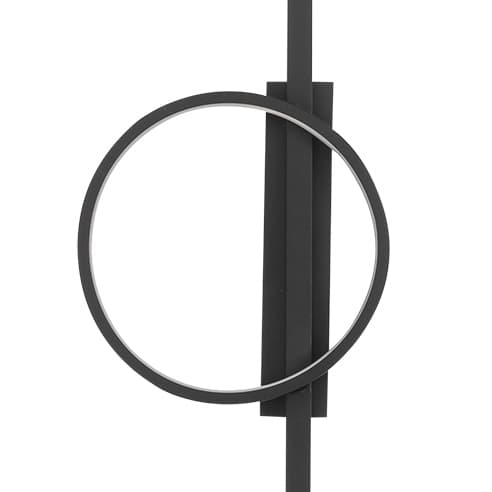 Ring lampa ścienna Circolo 10816 Nowodvorski LED 33W 3000K pierścienie czarna