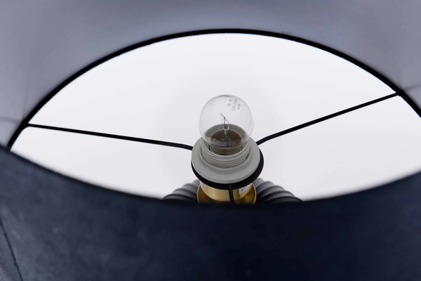 Nocna lampa stojąca Tamiza LP-1515/1T small czarna złota