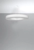 LAMPA wisząca SL.0797 abażurowa OPRAWA zwis okrągły biały