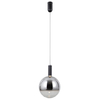 Kulista lampa zwis Strela PND-34378-1L-BK LED 5W 3000K czarny przydymiony