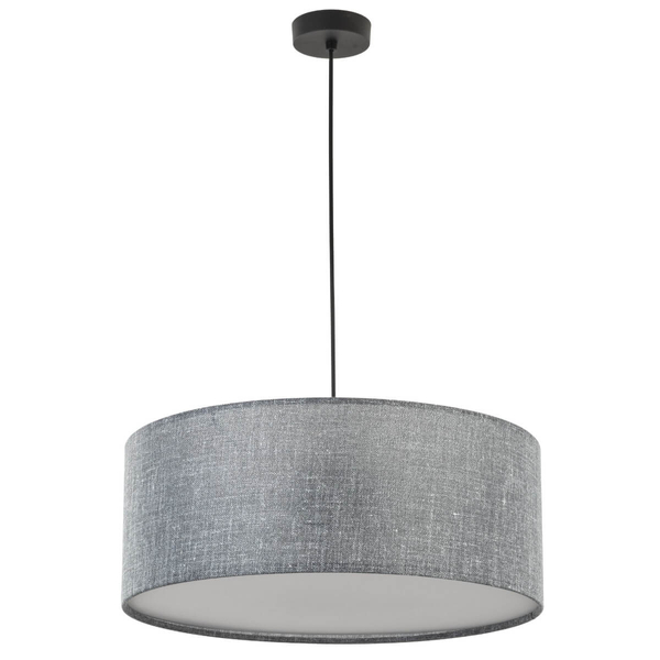 Lampa zwisowa do gabinetu Earth 4654 round walec okrąg grafitowa