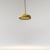 Okrągła wisząca lampa El MOD041PL-L15G3K LED 12W 3000K mosiądz