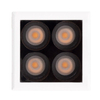 Wpuszczana lampa kostka X-LINE H0135 Maxlight LED 5W 3000K sufitowa biały czarny