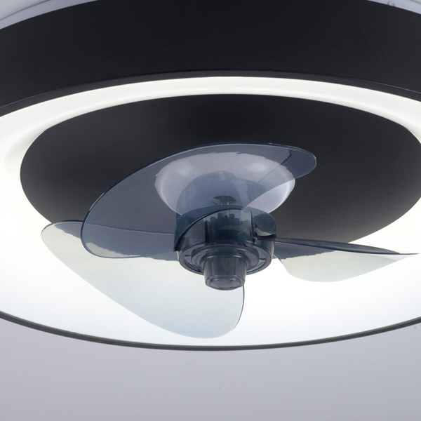 Sufitowa lampa wentylator Venika 14644-18 Just Light 36W 2700-5000K czarna