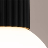 Kulista lampa sufitowa HALO SL.1713 okrągła szklana biała czarna