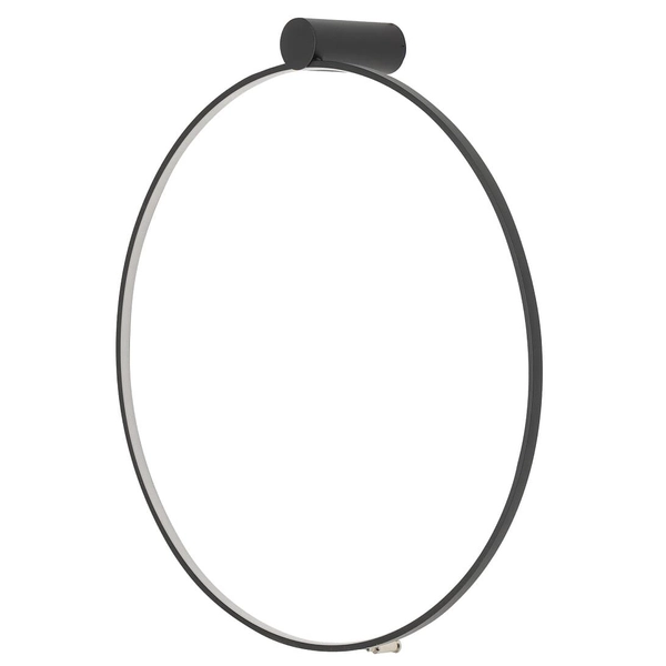 Lampa pierścieniowa ścienna Circolo 10815 Nowodvorski LED 21W 3000K czarna