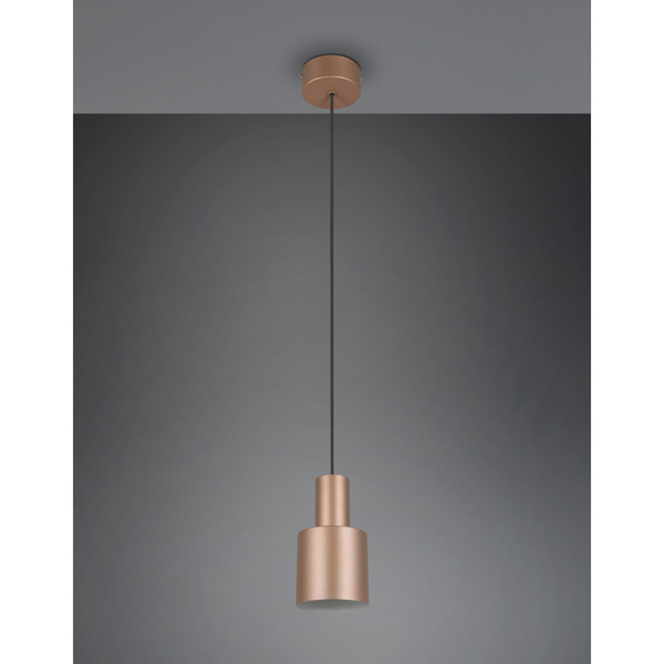 Lampa wisząca ELIOR DL165319400 Trio z regulacją walec brązowy