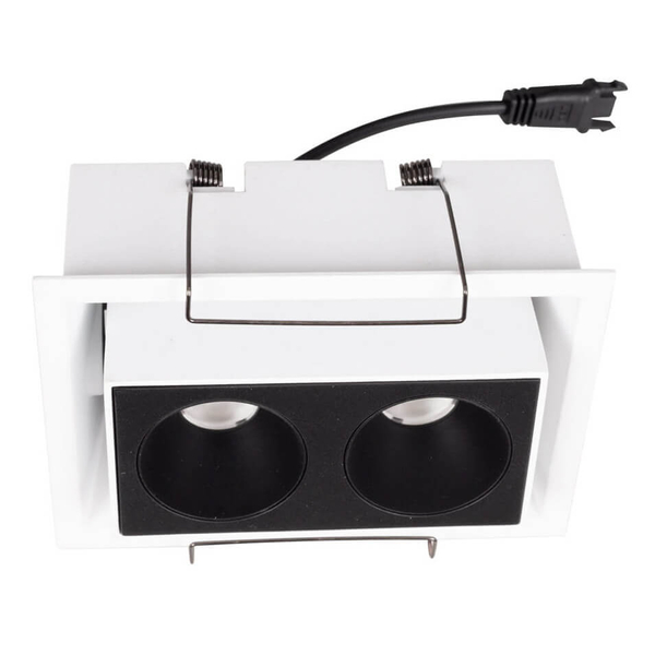 Podtynkowa lampa z zasilaczem i modułem LED Modular H180.02 + HM180 2L + HT180 6W ON/OFF Maxlight LED 6W 3000K czarna biała