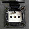 Zewnętrzna LAMPA stojąca DALLAS 315991 Polux metalowa OPRAWA słupek outdoor IP44 grafitowy