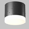 Sufitowa lampa sypialniana Pauline C087CL-GX53-B Maytoni IP44 okrąg czarny