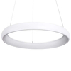 LAMPA wisząca ALESSIA 5280-840RP-WH-3 Italux okrągła OPRAWA metalowy zwis LED 40W 3000K pierścień ring biały
