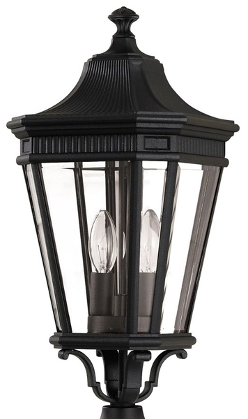 Stojąca lampka ogrodowa FE-COTSLN3-M-BK Feiss lampion metal czarny