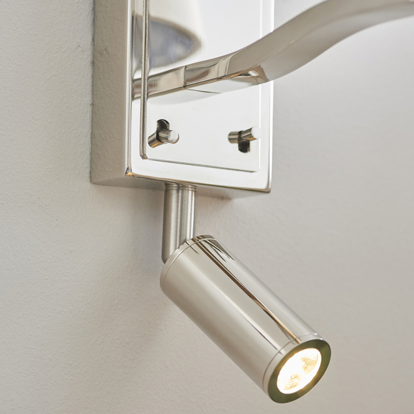 Kinkiet nad łóżko Harvey 73027 LED 6W 3000K spot regulowany biały nikiel