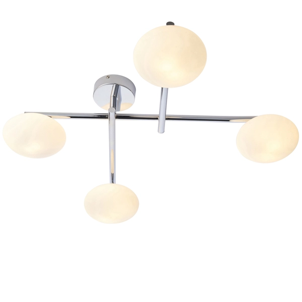 Łazienkowa lampa sufitowa L&-195008 Light& kule szklane IP44 chrom