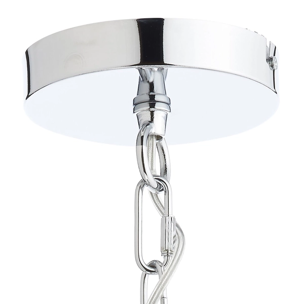 Wisząca lampa metalowa Nolan NOL0150 Dar Lighting na łańcuchu chrom