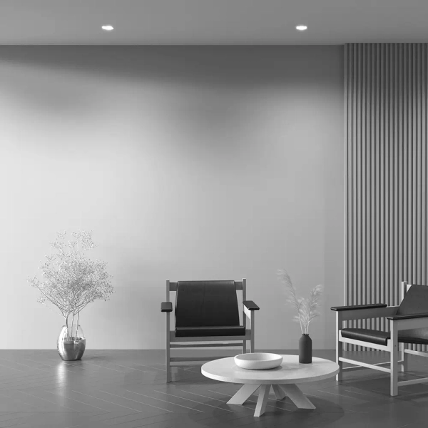 Minimalistyczna lampa wpuszczana Dot DL042-01-SQ-W kwadratowa biała