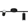 Lampa sufitowa GAVI 308429 Polux ścienna listwa LED 9W 3000K regulowane reflektorki tuby czarne