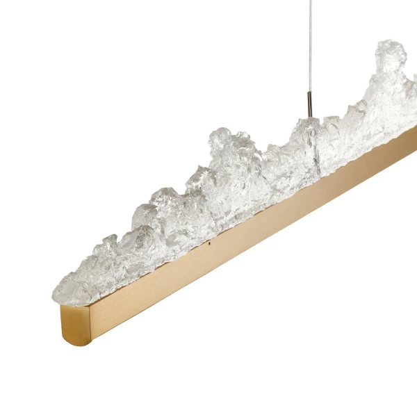 Wisząca lampa nad wyspę MONTANA ST-6490P/L LED 19W 3000K do jadalni złota