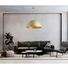 Metalowa kopuła wisząca SFERA złota lampa do salonu nad stół