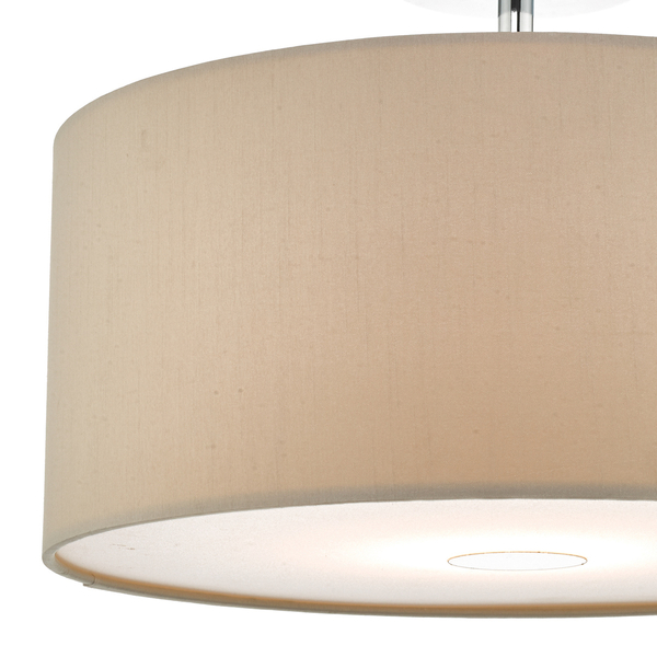 Wisząca lampa z abażurem Waco SP65+RON6529 Dar Lighting  czarna beżowa
