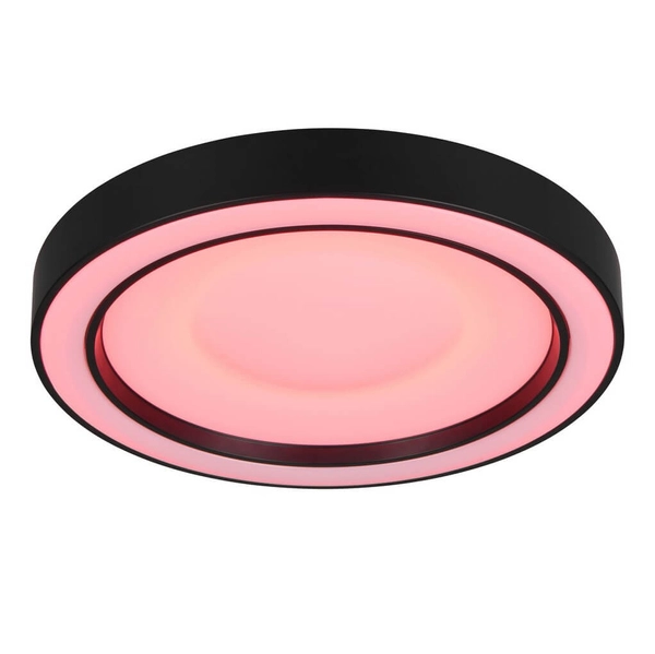 Plafon sypialniany Arco R65091432 LED 22W 2700-6000K funkcja RGB czarny