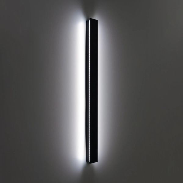 Prostokątny kinkiet zewnętrzny Mutti OWL-2051-06-3K Italux LED 14W 3000K czarny