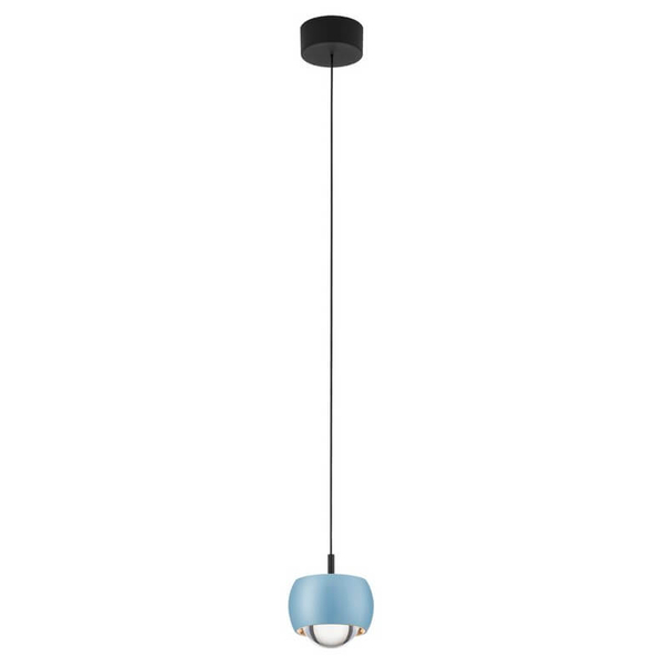 Wisząca lampa do salonu LIMA LE44283 LED 13W 3000K kula niebieska