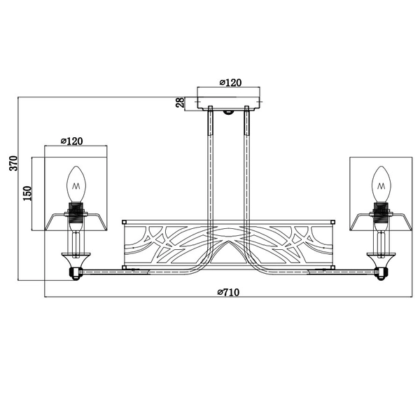 LAMPA sufitowa VITTORIA H004CL-05BG Maytoni abażurowa OPRAWA klasyczna złota