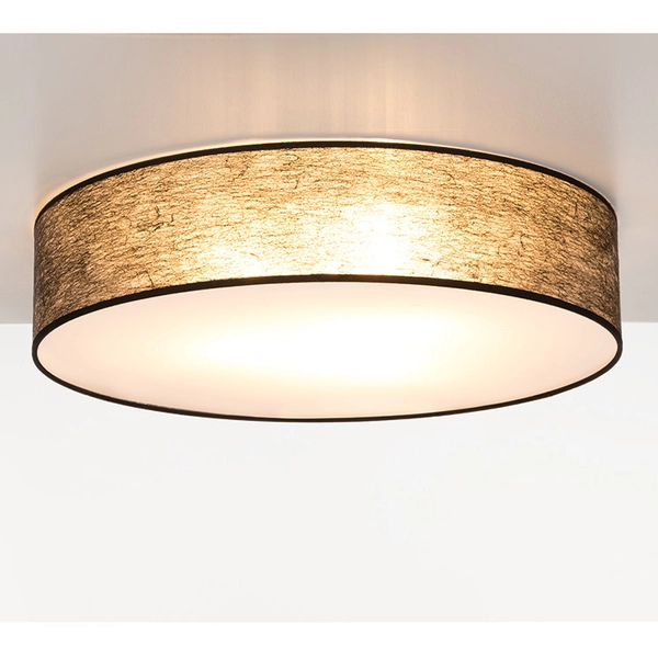 Sufitowa lampa plafoniera NEVOA 47955802 okrągła abażurowy loft czarny