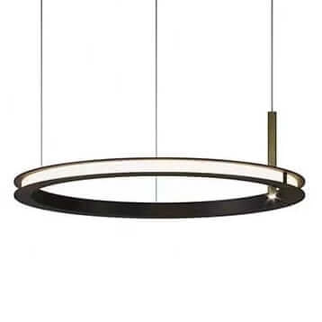 Wisząca lampa Anillo CGANILLO COPEL LED 55W 3000K ring pierścień czarna