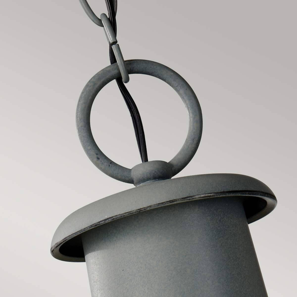 Marynistyczna lampa wisząca Chelsea Harbor FE-CHELSEAHBR8 Feiss IP44 przezroczysta szara