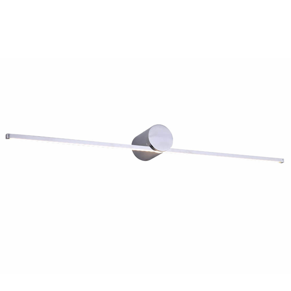 Naścienny kinkiet stick Camara W89949-8W-CH Zumaline LED 8W 4000K chrom