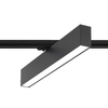Metalowa oprawa sufitowa MOON LP-559/3 R-1F BK Light Prestige LED 12W 3000K do 1-fazowego systemu szynowego czarna